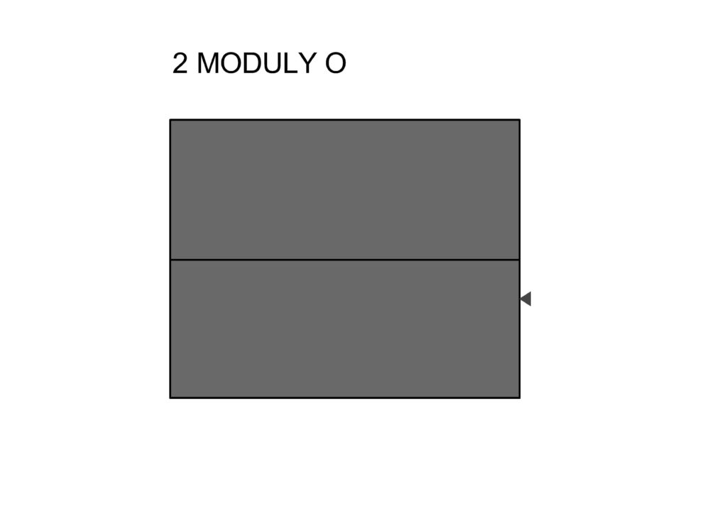 spájanie modulov - 2 moduly O
